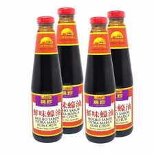 Combo 4 Molho De Ostra Kum Chun - Lee Kum Kee 480g