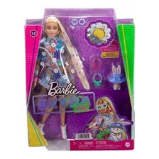 Barbie Extra Número 12 Conjunto Floral Con Conejo De Mascota