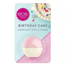 Bálsamo Labial Eos Hidratante Birthday Cake, 7 G
