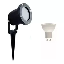 Estaca Para Jardin Aluminio Apta Led Exterior Led 6w Full