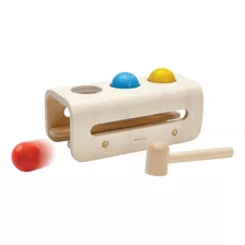 Plantoys Martillo De Madera Bolas Golpeando Y Martillando Ju