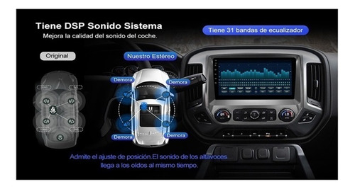 Estreo Android 10 For Chevrolet Silverado Sierra 2014-2018 Foto 6