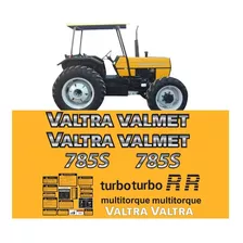 Kit Completo Adesivos Compatível Trator Valtra 785s Turbo