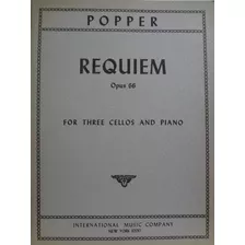 Partitura 3 Cellos + Piano Requiem Opus 66 Popper