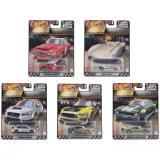 Hot Wheels Premium Boulevard Set Completo 61-65 Mustang Rove