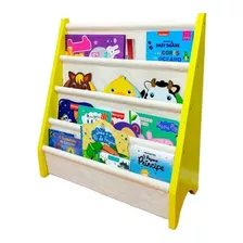 Rack Para Livros Infantil, Standbook Montessoriano Amrl