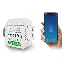 Módulo Dimmer 2 Canais Interruptor Timer Inteligente Wifi 