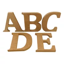 Alfabeto Completo De A A Z Em Mdf De 18mm Letras De 18 Cm