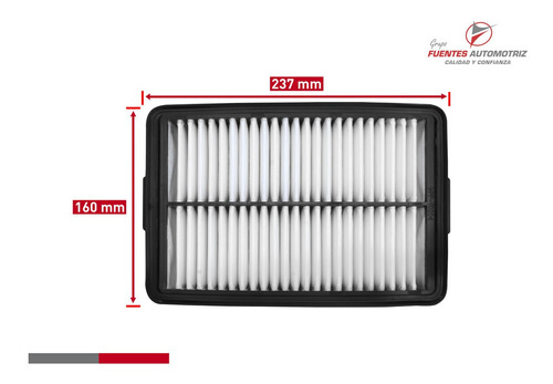 Filtro Aire Motor Para Kia Forte 2.0 2019 2020 2021 2022 Foto 3