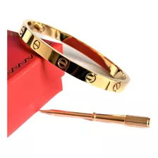 Amor Pulsera Brazalete Lov Cart Dorada Para Dama