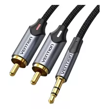 Mp3 Cable 3.5mm Trs Stereo Dorado 2 Rca (5m) Pc Mp3 Tv Cine