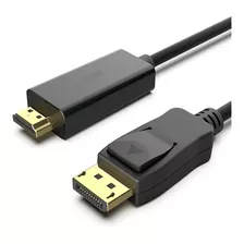 Cable 1.8m Plug-and-play Convertidor Displayport A Hdmi 4k