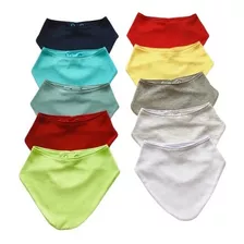 Bandana Babador Kit Kit 7 Peças Dupla Face Diversas Cores