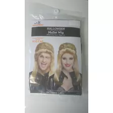 Peluca De Halloween Para Disfraz Rubio Mullet Ambos *nty