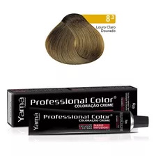  Coloração Yamá Professional Nano Infusion 60g Todas As Cores Tom 8.3 Louro Claro Dourado Color