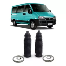 2 Kit Coifa Guarda Pó Caixa Direção Fiat Ducato 2006 A 2015