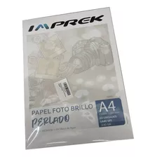 Papel Texturado Perlado A4 Imprek Glossy 230gr 20h