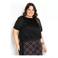 Blusa Plus Size Com Amarração