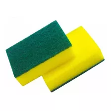 Esponjas Pack 2 Unidades Limpieza Verde - Amarillo Cocina