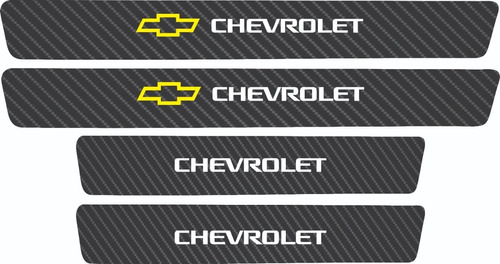 Sticker Vinil Estribos Automvil Carbono 5d Chevrolet Aveo Foto 2