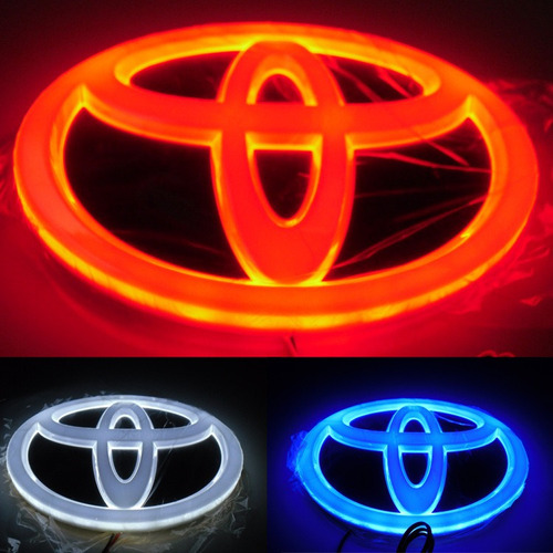 Emblema Parrilla Iluminado Para Vehculos 4d Toyota Emblem Foto 2