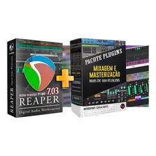 Reaper Nova Versão 7.03 Pt-br Licença Full + Pacote Plugins