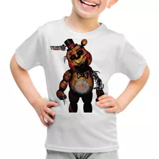 Camiseta Infantil Five Nights At Freddy's Fnaf - D