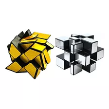 Juego De Cubos Tanch Mirror Speed Cube 2 Unidades 3x3 Cubo E