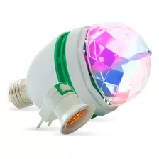 Lampada Led Giratória Colorida Rotativa Bola Maluca Efeitos