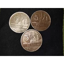 Moneda De 5 Pesos Colombianos Año 1980