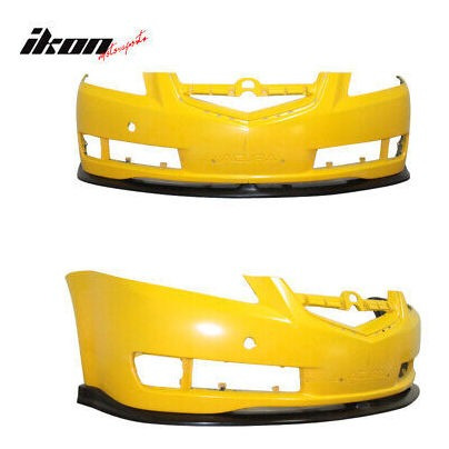 Fits 07-08 Acura Tl Cs Style Front Bumper Lip Spoiler Unpa Foto 3