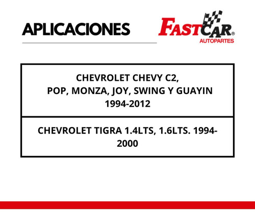 Amortiguadores Chevy Monza 2004- 2012 Y Tigra 94- 2000 Kit 4 Foto 2