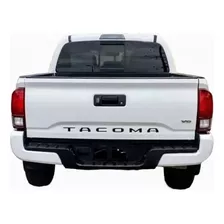 Emblema Toyota Tacoma Batea Negro 2016-2020 No Vinil Letras