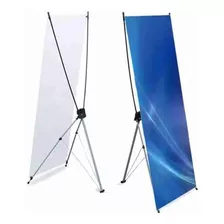 2 Porta Banner Display Reforzado Con Metal De 80 Cm X 180 Cm