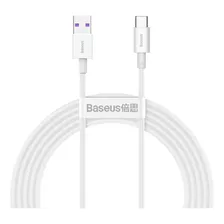 Cabo Reforçado Usb-c Type-c Baseus 2m Turbo Rapido 6a 66w