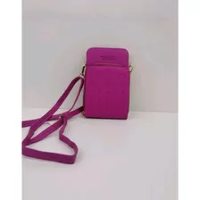 Bolsa Transversal Femenina Porta Celular Com 2 Divisorias