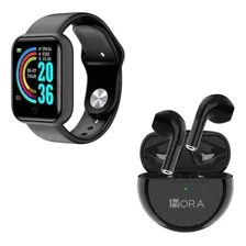 Combo Reloj Smartwatch + Audifonos Bluetooth Alta Calidad 
