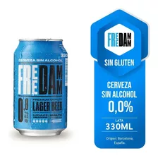  Free Damm Lager Sin Alcohol 330ml X6unidades. Envío Gratis