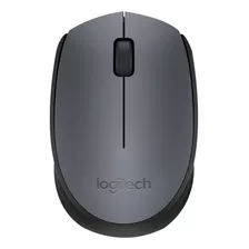 Mouse Inalámbrico Logitech M170 M170 Gris Y Negro