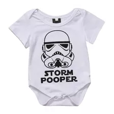 Body Bebé Stormtrooper Pilucho 100% Algodón