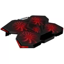 Cooler Para Laptop Gamer Cybercool 5 Ventiladores Ha-k3