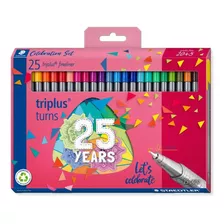 Caneta Fineliner Triplus Staedtler - Kit 25 Cores