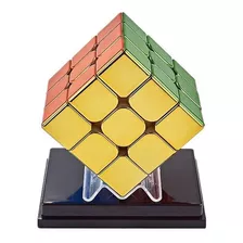 Cubo Mágico 3x3 Magnético Metálico Stickerless Cor Da Estrutura Cromado
