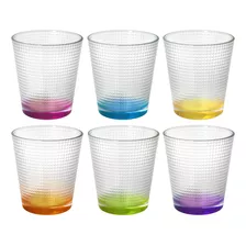 Vasos De Vidrio Set X 12 Unid. De Bulgaria ! Hermosos !!!