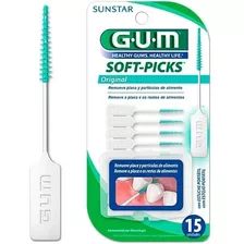 Escova Interdental Gum Soft Picks Com 15 Unidades