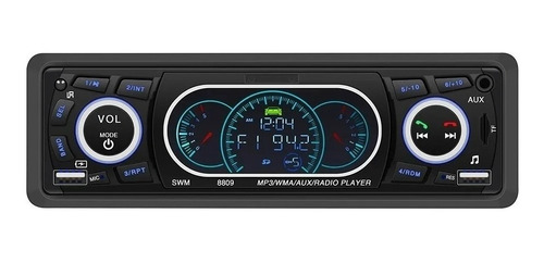 Estereo Auto Reproductor Mp3 Bluetooth Y Radio Con Luces Foto 2