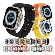 Correa Pulso Manilla Ocean Para Apple Watch 42 44 45mm Ultra