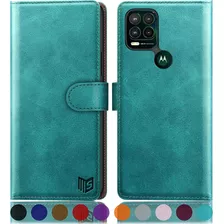 Funda Para Motorola Moto G Stylus, Verde/tarjetero/con Tapa