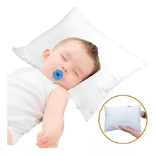 Travesseiro De Bebê Hipoalergênico Infantil Anatômico 30x40
