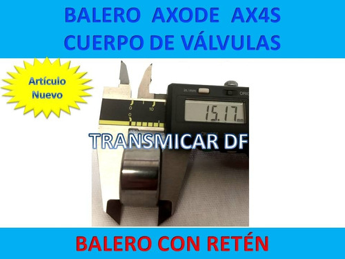 Balero Axode Ax4s Con Reten Cuerpo Valvulas Windstar Taurus Foto 3